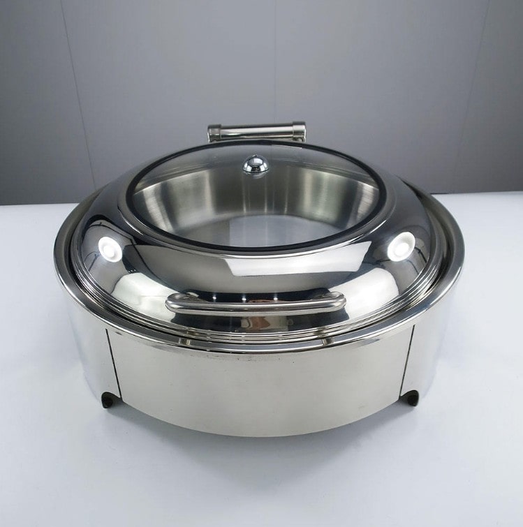 Nồi hâm thức ăn buffet cao cấp hình tròn