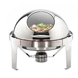 Nồi hâm buffet tròn nắp kính dung tích 5 lít