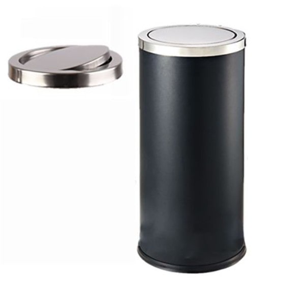 Thùng rác inox tròn nắp lật - TP692129