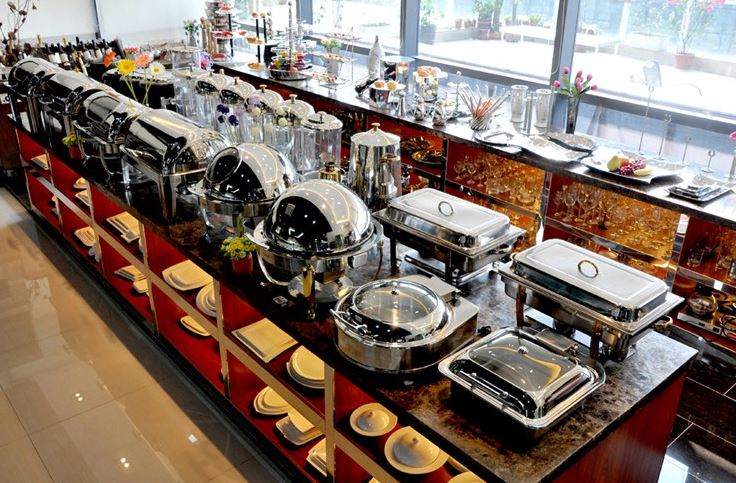 Bộ nồi hâm nóng thức ăn buffet - Hotline đặt hàng 0987940752