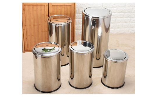 thùng rác inox cao cấp nắp bập bênh - Hotline đặt hàng 0987.940.752