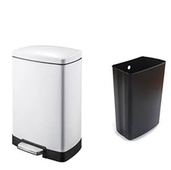 Thùng rác inox đạp chân 6 lít - TRAY6081 dùng cho phòng vệ sinh