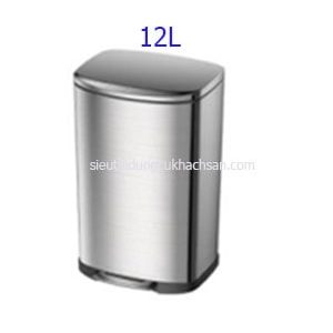 Thùng rác inox đạp chân 12 lít - TRAY6082