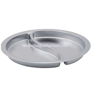 Khay inox buffet tròn 40cm - TP697195