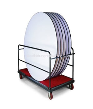 xe đẩy bàn tròn