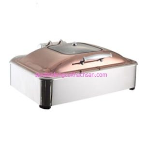 Nồi hâm buffet hình chữ nhật nắp đồng TPLH-006