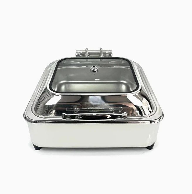 Nồi hâm buffet cao cấp hình vuông, nhỏ gọn và sang trọng cho nhà hàng