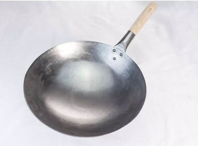 Chảo thép tay cầm gỗ - TPCK0022