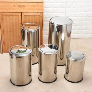 Thùng rác inox nắp bập bênh - Hotline đặt hàng: 0987.940.752