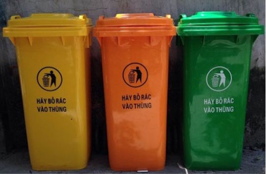 Thùng rác công cộng chất liệu dpde