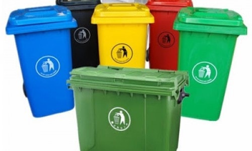 Thùng rác công cộng cho tòa nhà