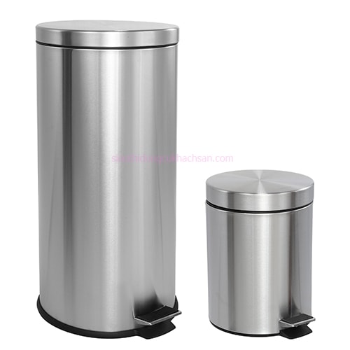 Thùng rác inox đạp chân