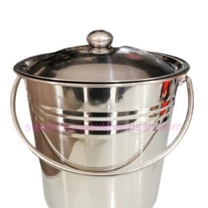 Xô inox đựng đá 18 cm dùng cho nhà hàng